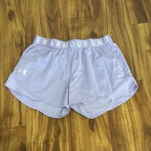 Under Armour Purple Athletic Shorts small